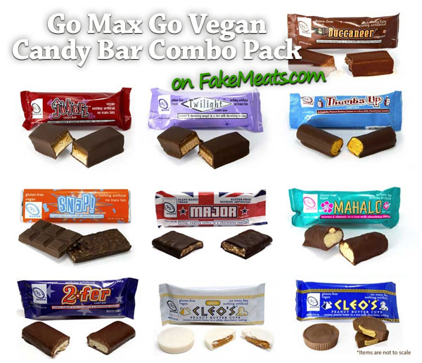 Go Max Go Vegan Candy Bar Combo Pack on FakeMeats.com