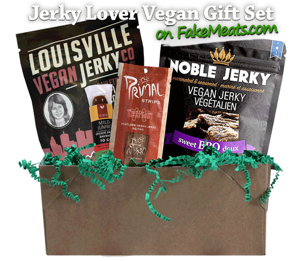 Jerky Lover Vegan Gift Pack on FakeMeats.com