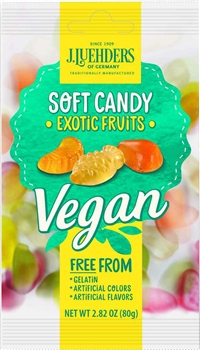 J. Luehders Of Germany - Soft Vegan Candy - Exotic Fruit